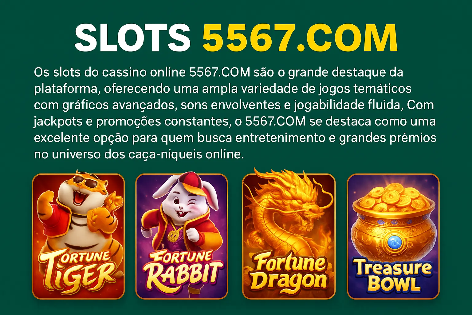Jogos de Slot no Casino Online 5567.COM