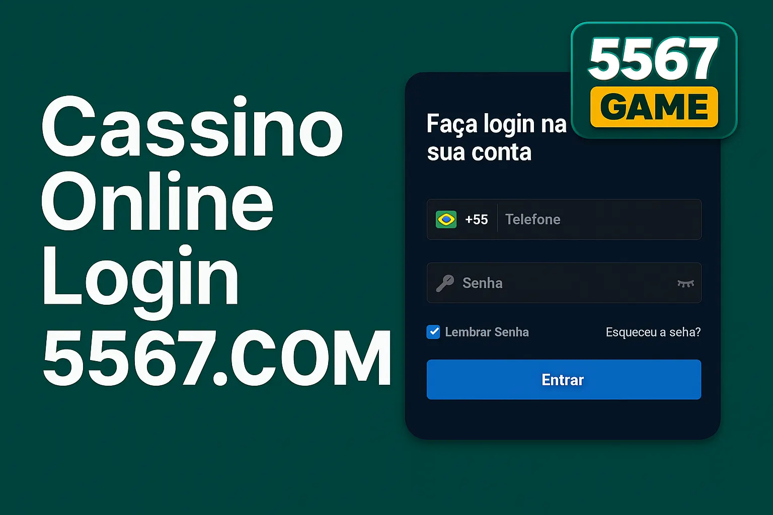 Login no Cassino 5567.COM